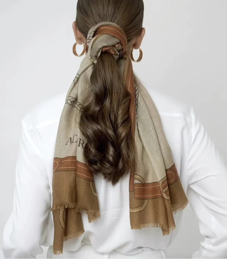 Cashmere Scarf - Horse Rust