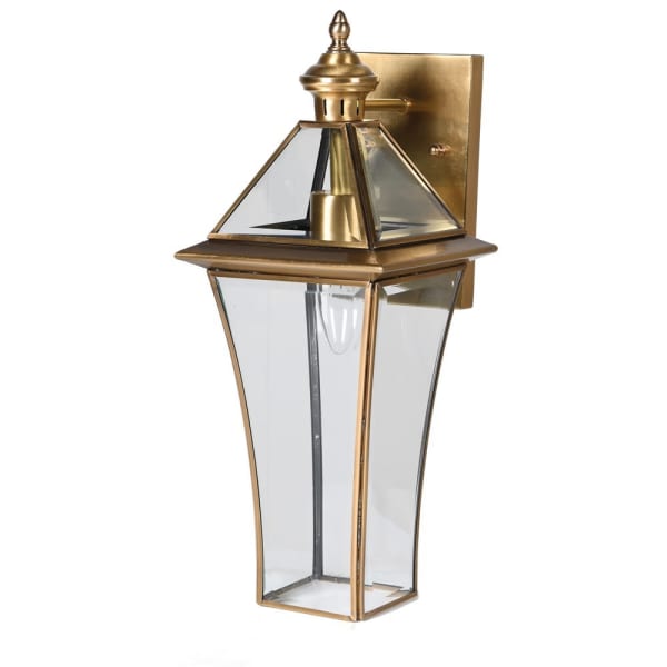 Brass Lantern Wall Light