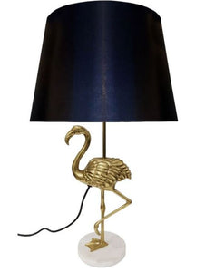 Gold Flamingo Lamp