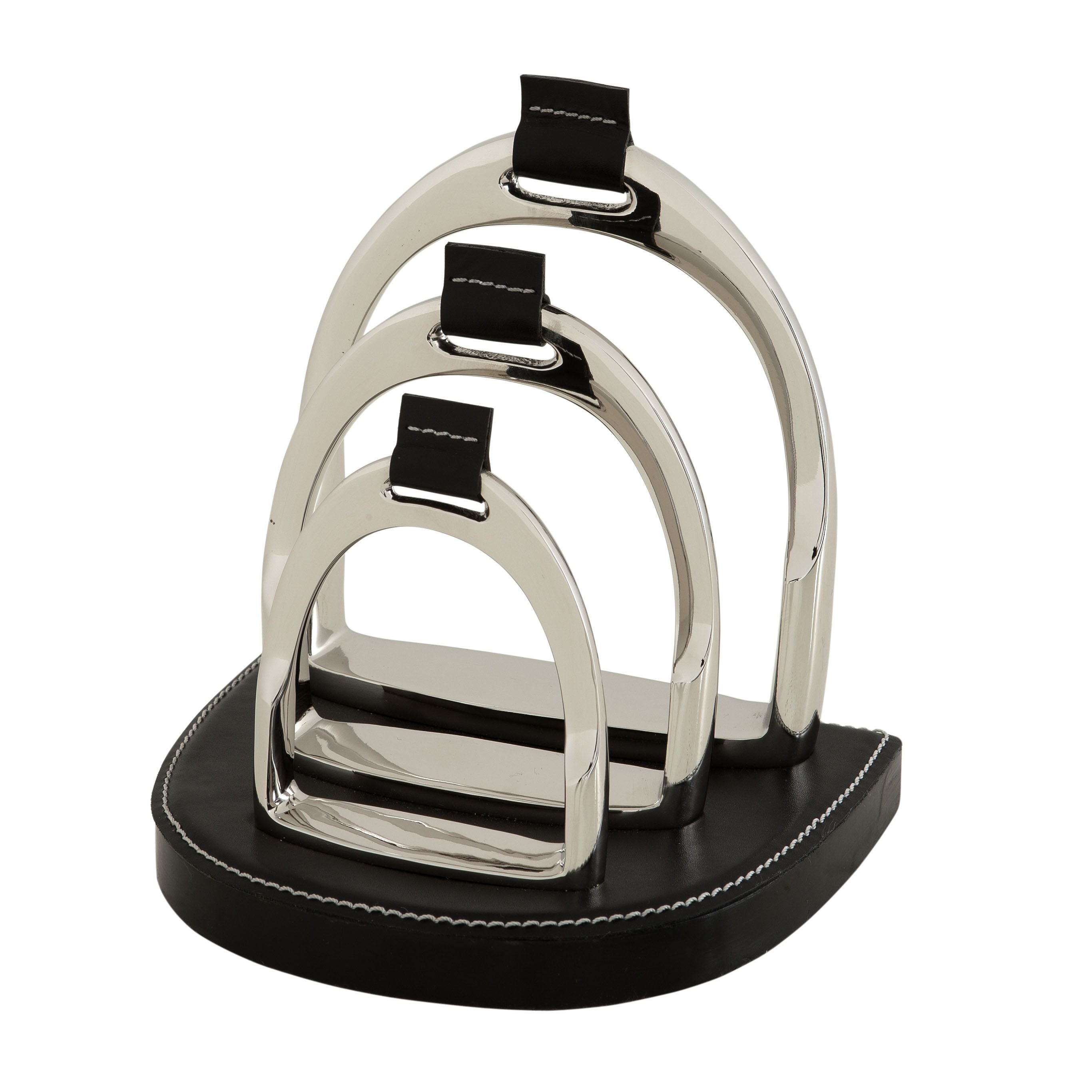 Eichholtz Stirrup Letter Rack - Nickel