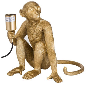 Monkey Lamp (Gold)