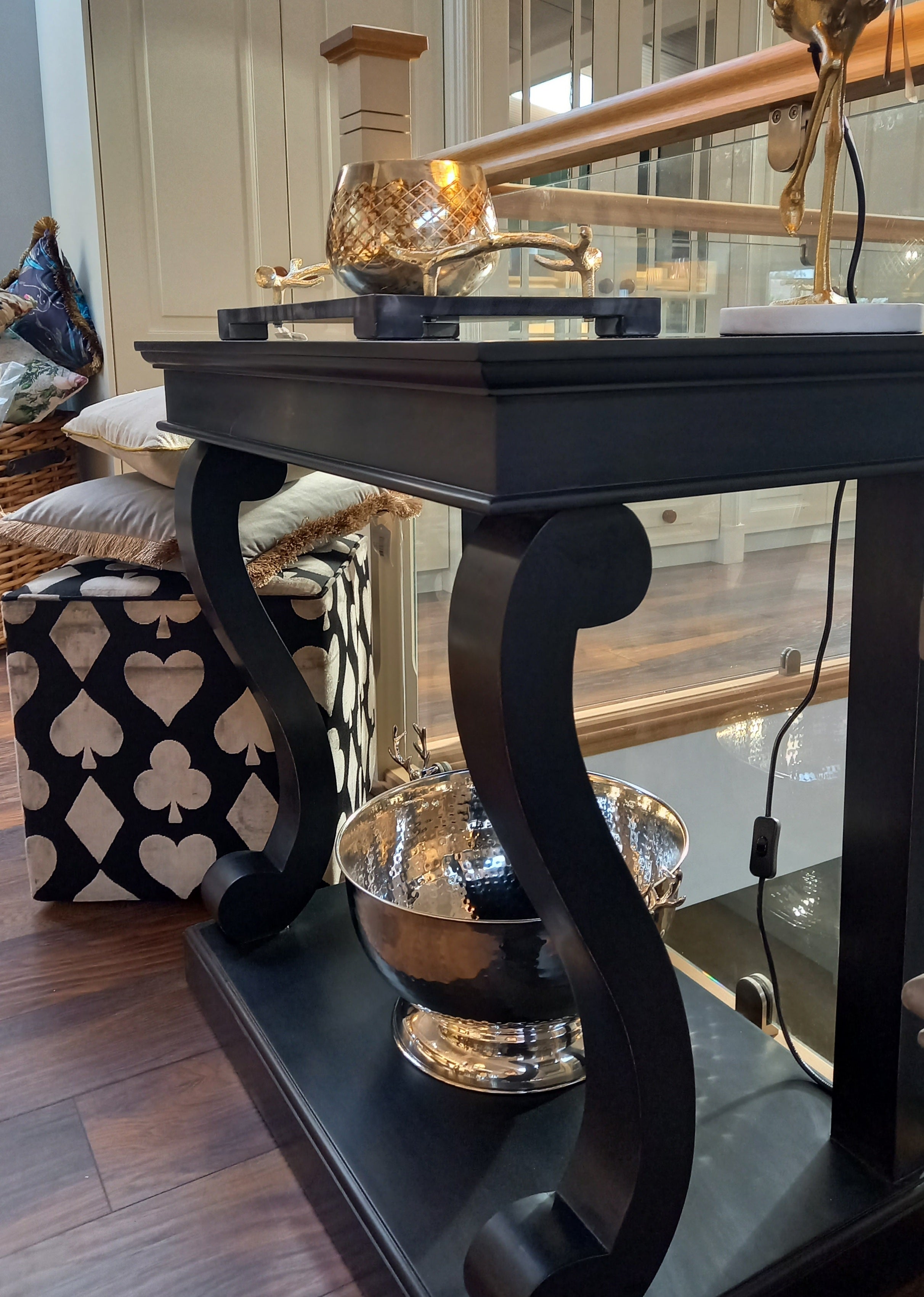 African deals console table